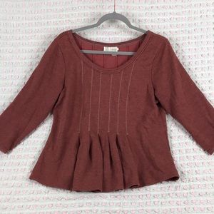 Anthropologie Saturday Sunday Poplin Sweatshirt